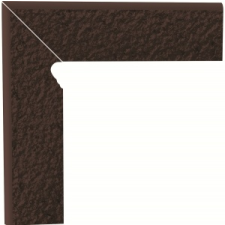  COKÓŁ SCHODOWY DWUELEMENTOWY STRUKTURALNY LEWY BROWN  Natural Brown Duro 30x8,1x1,1 csempe