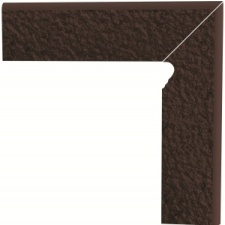  COKÓŁ SCHODOWY DWUELEMENTOWY STRUKTURALNY PRAWY BROWN  Natural Brown Duro 30x8,1x1,1 csempe