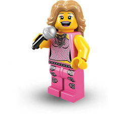  COL02-11 LEGO® Minifigurák 2. sorozat Popsztár lego