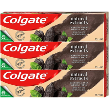 Colgate Naturals Charcoal & White 3 x 75 ml fogkrém