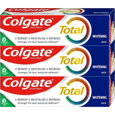 Colgate Total Whitening 3× 75 ml fogkrém