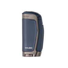 Colibri Enterprise E3 - 3 sugaras oldalsó szúrólángos szivaröngyújtó - navy, gunmetal öngyújtó