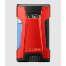 Colibri Rebel, dupla Jet lánggal égő szivaröngyújtó - piros öngyújtó