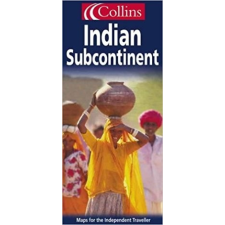 Collins Indian subcontinent térkép Collins India térkép várostérkép mellékletekkel térkép