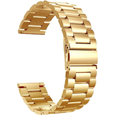 Colmi okosóra szíj, fém, arany, 20mm, Steel Metal Strap okosóra kellék