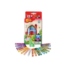 COLOKIT : Olajpasztell kréta COLOKIT \"Oil Pastel\", 12 különböző szín - Iskolai felszerelés kréta