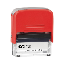 COLOP Bélyegző C40 COLOP piros ház fekete párna bélyegző