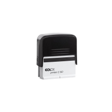 COLOP Bélyegző C50 Printer Colop fekete ház/piros párna bélyegző