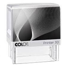 COLOP Bélyegző COLOP Printer IQ30 fekete ház kék párnával bélyegző