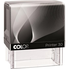 COLOP Bélyegző, COLOP "Printer IQ 30" fekete ház - fekete párnával bélyegző