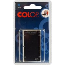 COLOP Bélyegző cserepárna, 2 db/bliszter, COLOP "E/40", fekete (COLOP_107202) bélyegző