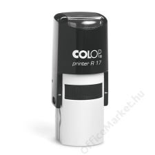 COLOP Bélyegző, kör, COLOP  Printer R 17 , fekete párna (IC1031700) bélyegző