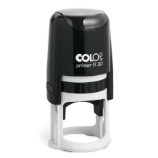 COLOP Bélyegző, kör, COLOP "Printer R 30", kék cserepárnával bélyegző