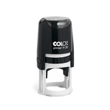 COLOP Bélyegző R30 Printer Colop fekete ház/ kék párna kör lenyomat bélyegző