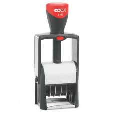 COLOP Classic 2160 dátumbélyegző önfestékező 4 mm angol fekete párnával 24x41 mm bélyegző
