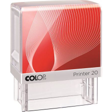 COLOP "Printer IQ 20" fehér ház Bélyegző fekete párnával (01462016) (IC1462016) bélyegző