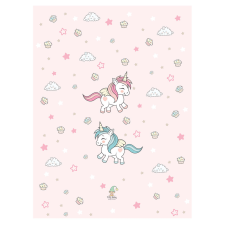 Color pelenkázó lap sík 70x50cm Unikornis rózsa pelenkázó matrac