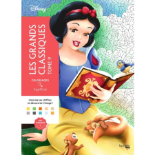  Coloriages mystères Disney Grands classiques 9 idegen nyelvű könyv