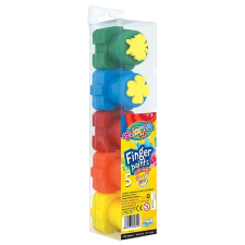 Colorino ujjfesték 5 színű tégelyes 5x25ml-es nyomdával színes ceruza