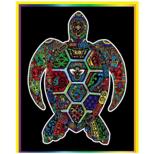 Colorvelvet Bársony kép - Teknős kreatív és készségfejlesztő