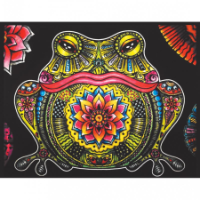 Colorvelvet bársonykép - Béka (SMALL40) kreatív és készségfejlesztő