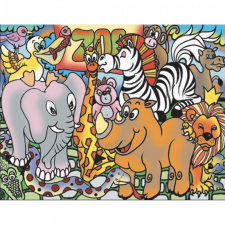Colorvelvet bársonykép - ZOO (SMALL14) kreatív és készségfejlesztő