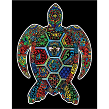 Colorvelvet Kép - Teknős kreatív és készségfejlesztő