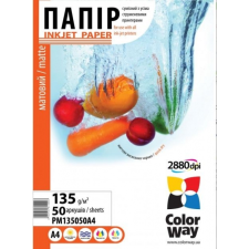 ColorWay Colorway fotópapír, matt (matte), 135g/m2, a4, 50 lap fotópapír