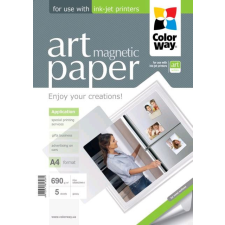 ColorWay CW-PGA690005MA4 Art Magnetic fotópapír A4/5db fényes fotópapír