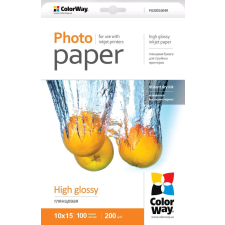 ColorWay PG2001004R fotópapír fényes 10x15cm/100db fotópapír