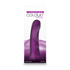  Colours Pleasures - 7" Vibrating - Purple műpénisz, dildó