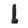  Colours - Pleasures - Vibrating - 5" Dildo - Black