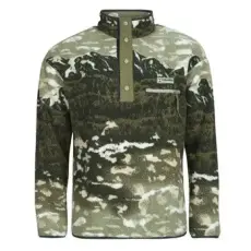 Columbia Polárok HELVETIA II PRINTED HALF SNAP FLEECE Keki EU XL