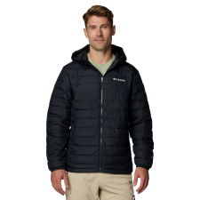 Columbia Powder Lite II kapucnis kabát 2086941010 férfi fekete S férfi kabát, dzseki