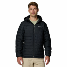 Columbia Powder Lite II kapucnis kabát 2086941010 férfi fekete XXL férfi kabát, dzseki