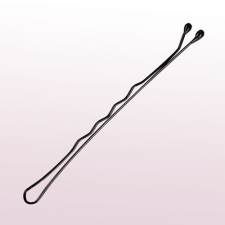  Comair Hullámcsatt gombos 7 cm fekete (24db) hajdísz