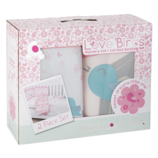 Comfi-Dreams Lovebirds 2 részes babaágy szett 843022 babaágynemű, babapléd