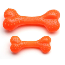 Comfy Játék | Mentolos csont narancs - 8,5 cm játék kutyáknak