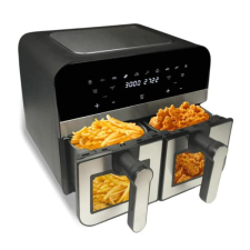  Comfy Nest 2400 W-os digitális duplakosaras légsütő CN-AFD45WS fritőz