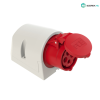 Commel CEE ipari falra rögzíthető dugalj IEC 309 32 A 400 V ~ 5P IP44