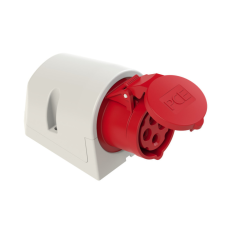 Commel CEE ipari falra rögzíthető IEC 309 16 A 400 V ~ 5P IP44 villanyszerelés