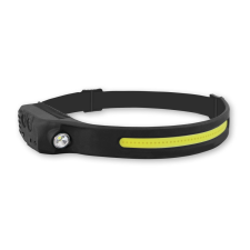 Commel LED (COB) fejlámpa, mozgásérzékelő, beépített akkuval, gumis, 4 W villanyszerelés