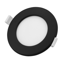 Commel LED panel beépíthető 6W kerek 2700/4000/6500K 115mm fekete villanyszerelés