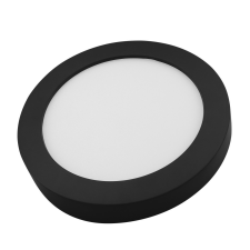 Commel LED panel kerek 18W 2700/4000/6500K 226mm fekete villanyszerelés