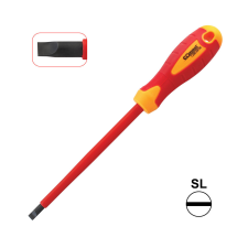 Commel Szigetelt Csavarhúzó csillagfejü SL 5,5x125 mm 1000v villanyszerelés