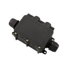Commel tömszelencés kötődoboz IP68, 4 x 8-12mm villanyszerelés