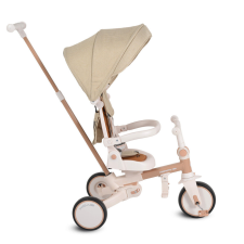  COMPACTO ÚJ 3IN1 tricikli multifunkciós, futóbiciklivé alakítható BÉZS tricikli