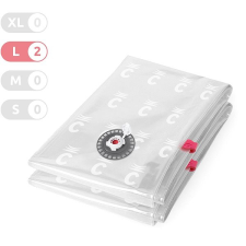 Compactor Bag Aspispace L vákuumos tárolózsákszett 80 x 100 cm, 2 db kisháztartási gépek kiegészítői