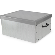 Compactor Boston Összecsukható tárolódoboz kartondoboz 50 × 40 × 25 cm szürke (3370910118100) bútor