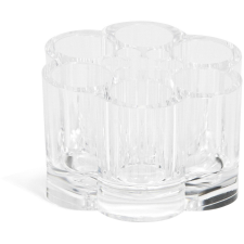 Compactor brush and cosmetic organiser clear plastic (NIKorg015) bútor